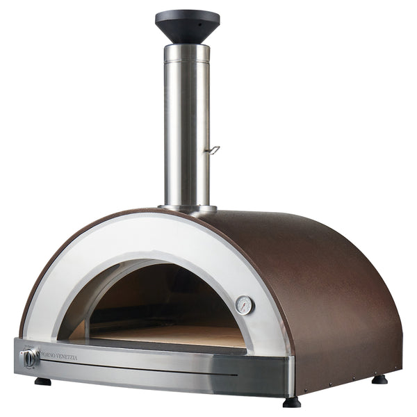 Forno Venetzia Torino 225 Propane Hybrid Pizza Oven in copper