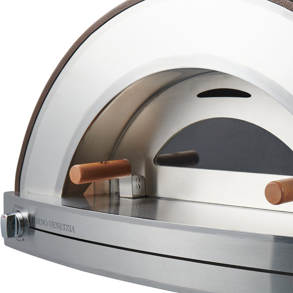 Forno Venetzia Torino 225 Propane Hybrid Pizza Oven in copper